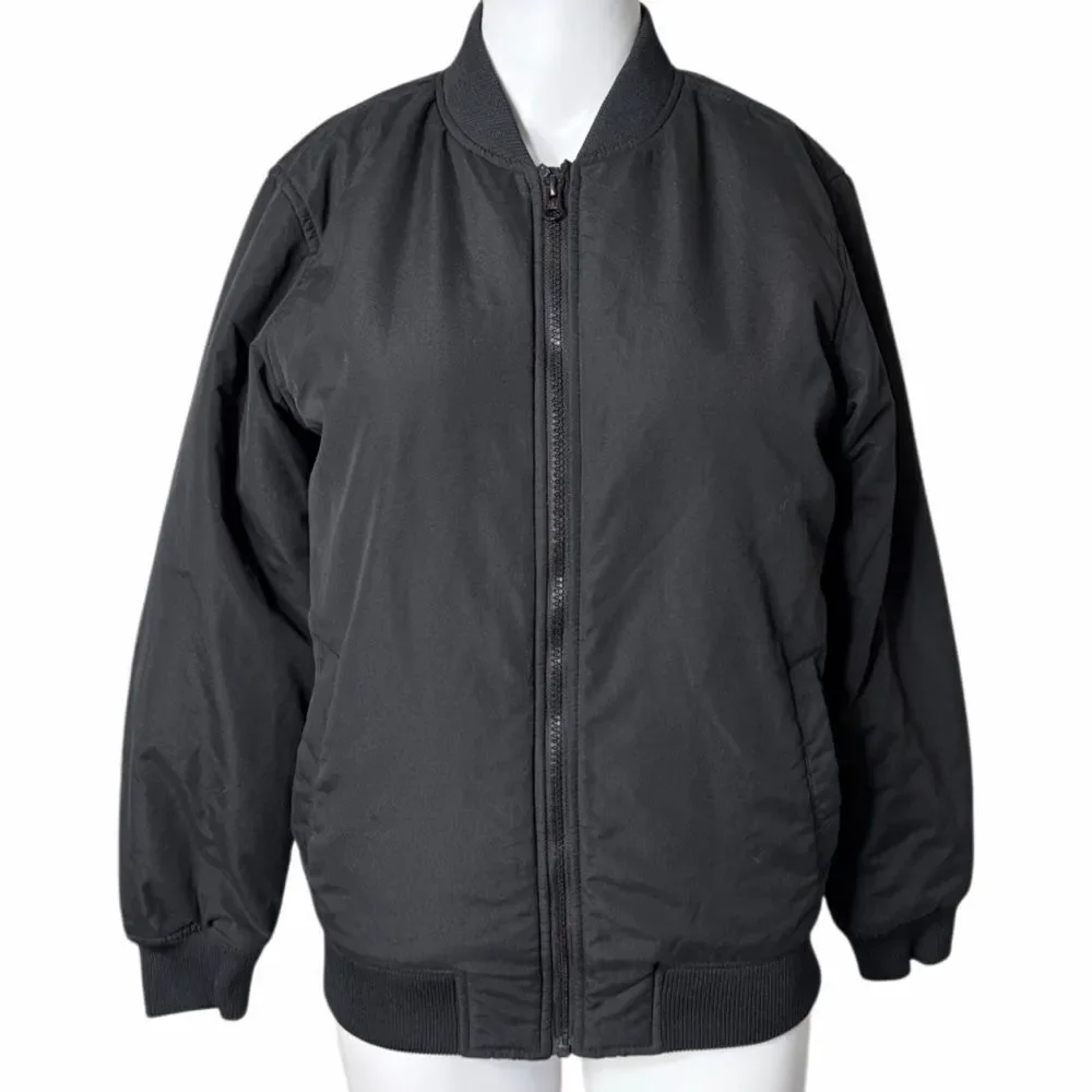 Old Navy Classic Black Kids Bomber Jacket Size XL